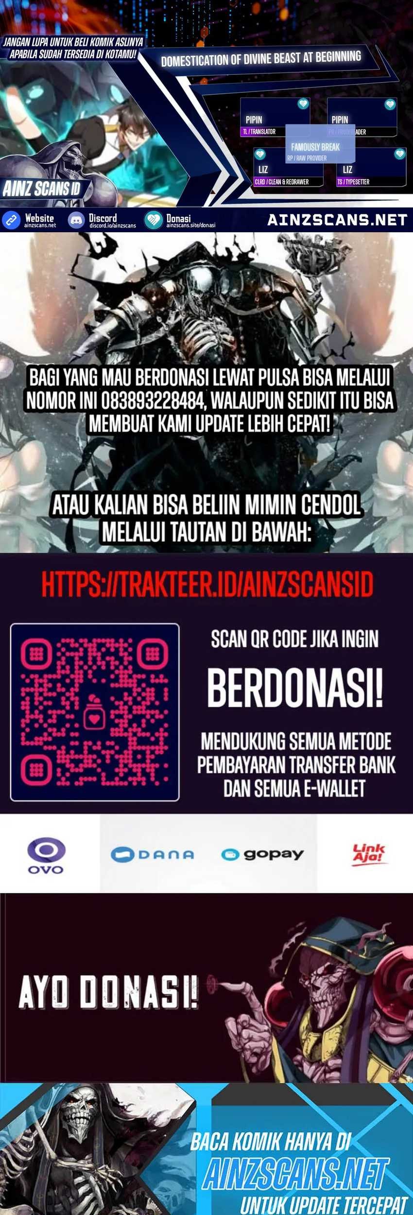 Baca Komik Domestication of Divine Beasts at the Beginning Chapter 19 Gambar 1