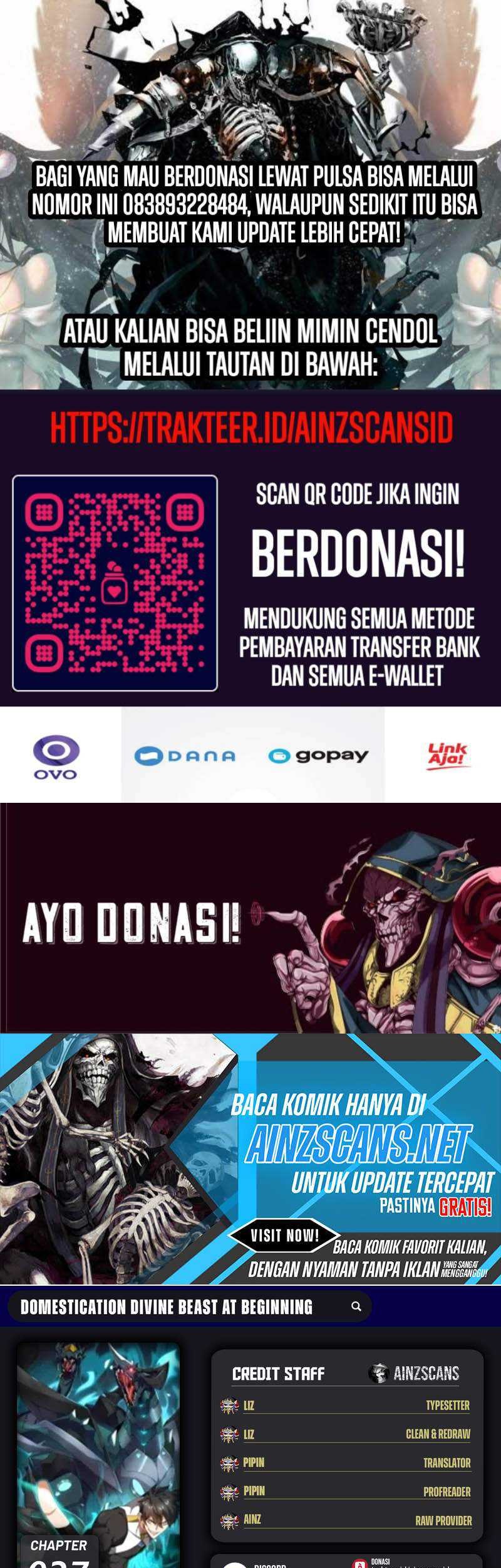 Baca Komik Domestication of Divine Beasts at the Beginning Chapter 27 Gambar 1
