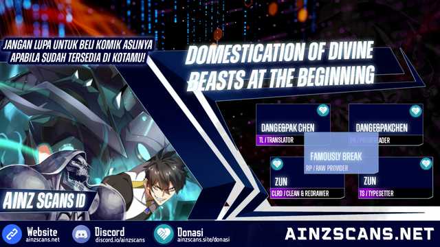 Baca Komik Domestication of Divine Beasts at the Beginning Chapter 3 Gambar 1