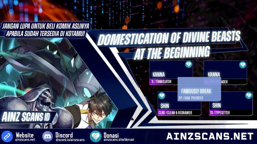 Baca Komik Domestication of Divine Beasts at the Beginning Chapter 6 Gambar 1