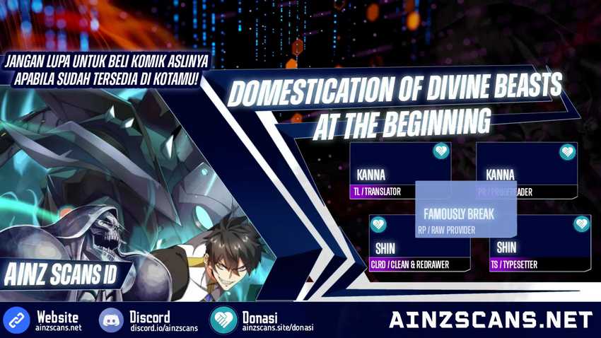 Baca Komik Domestication of Divine Beasts at the Beginning Chapter 7 Gambar 1