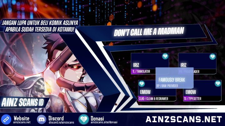 Baca Komik Don’t Call me a Madman Chapter 10 Gambar 1