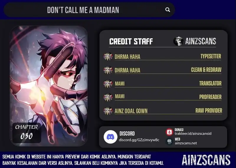 Baca Komik Don’t Call me a Madman Chapter 30 Gambar 1