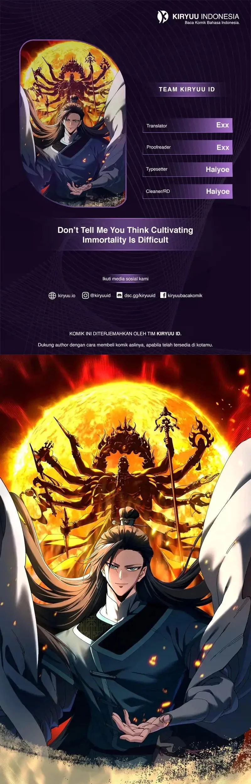 Baca Komik Don’t Tell Me You Think Cultivating Immortality Is Difficult? Chapter 25 Gambar 1