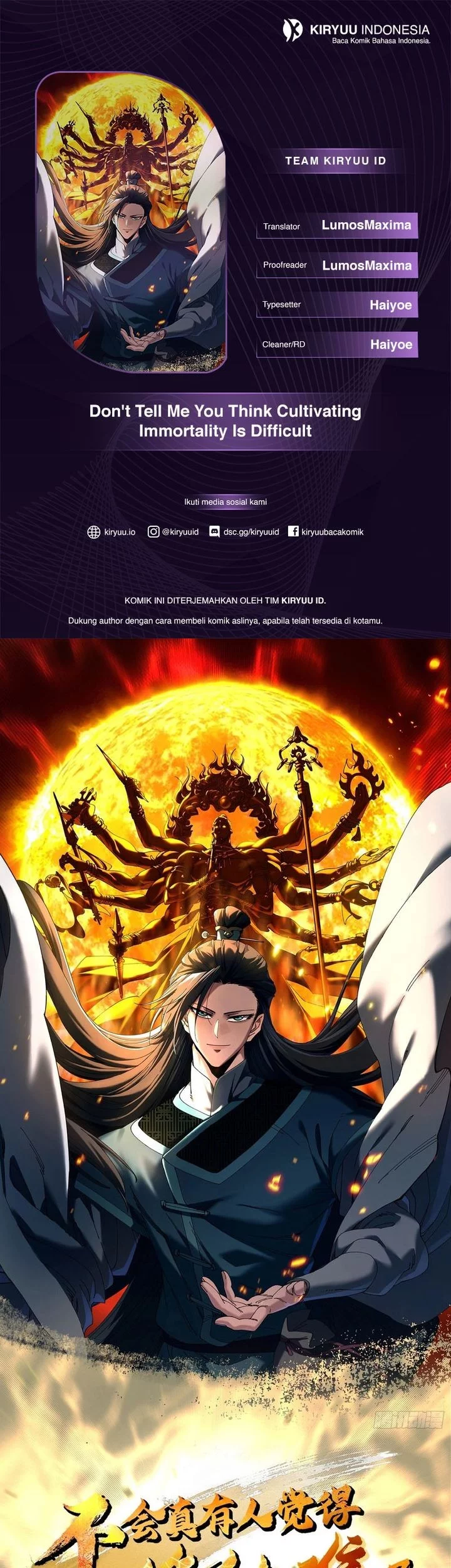 Baca Komik Don’t Tell Me You Think Cultivating Immortality Is Difficult? Chapter 28 Gambar 1