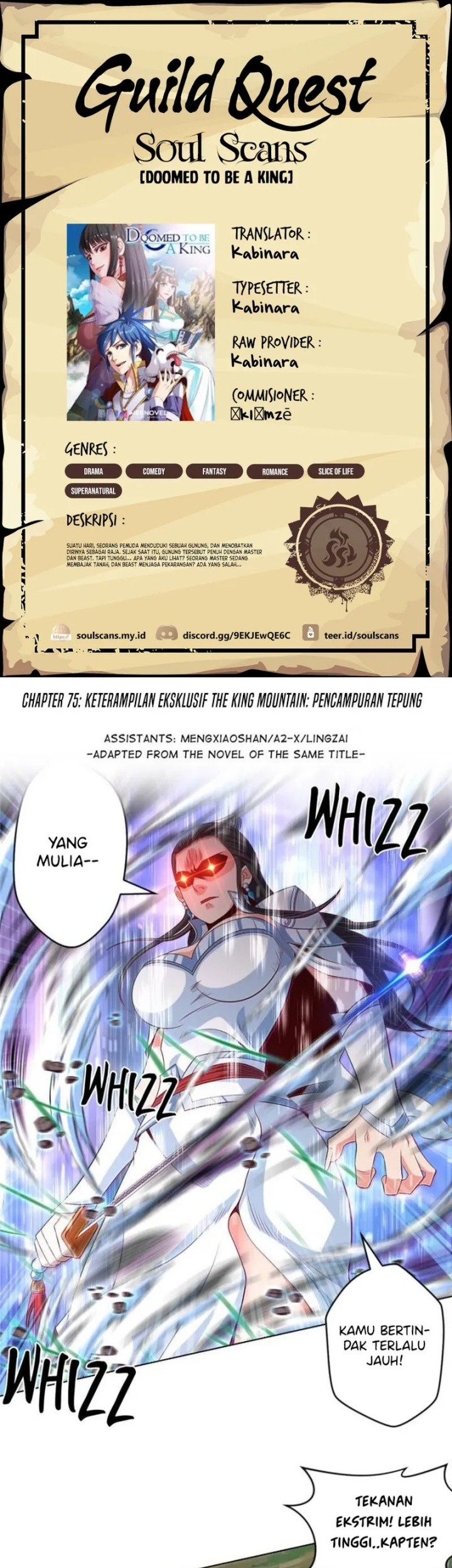 Baca Komik Doomed To Be A King Chapter 75 Gambar 1