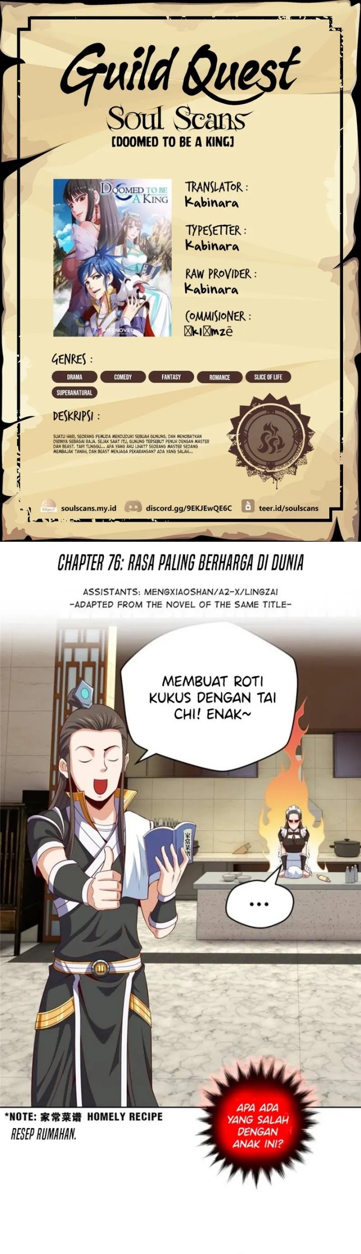 Baca Komik Doomed To Be A King Chapter 76 Gambar 1