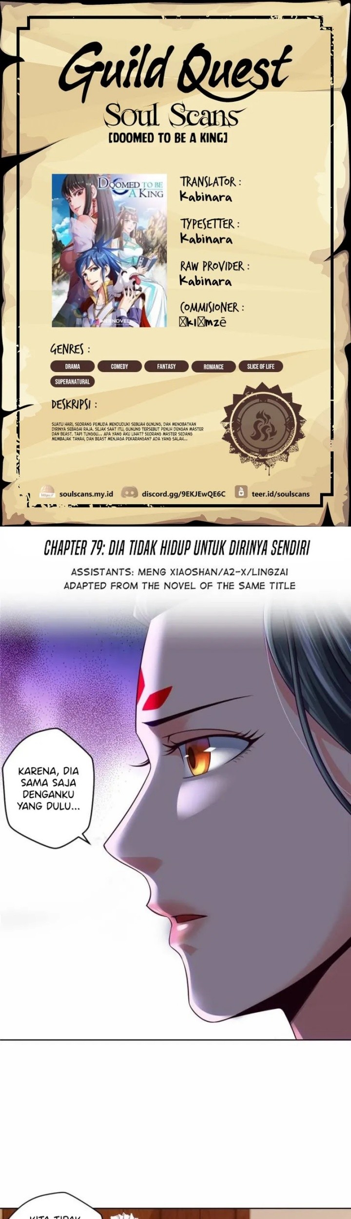 Baca Komik Doomed To Be A King Chapter 79 Gambar 1