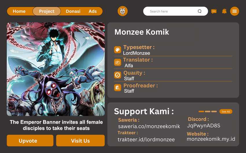Baca Manhua Doomsday꞉ The Emperor’s Banner Invites All Female Disciples to Take Their Seats Chapter 1 Gambar 2