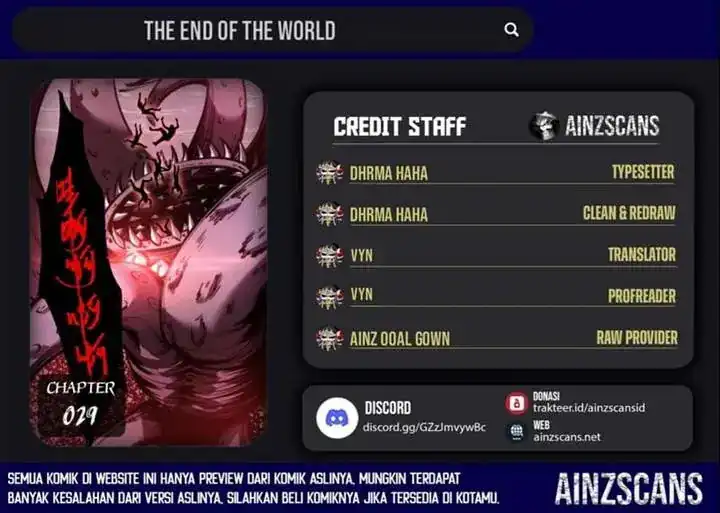 Baca Komik Doomsday꞉ The Emperor’s Banner Invites All Female Disciples to Take Their Seats Chapter 29 Gambar 1