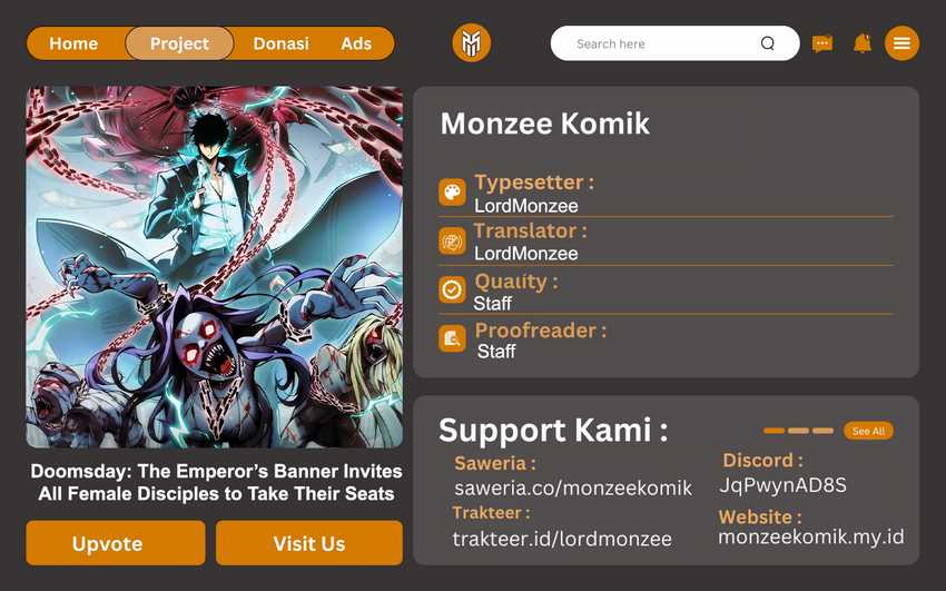 Baca Manhua Doomsday꞉ The Emperor’s Banner Invites All Female Disciples to Take Their Seats Chapter 3 Gambar 2