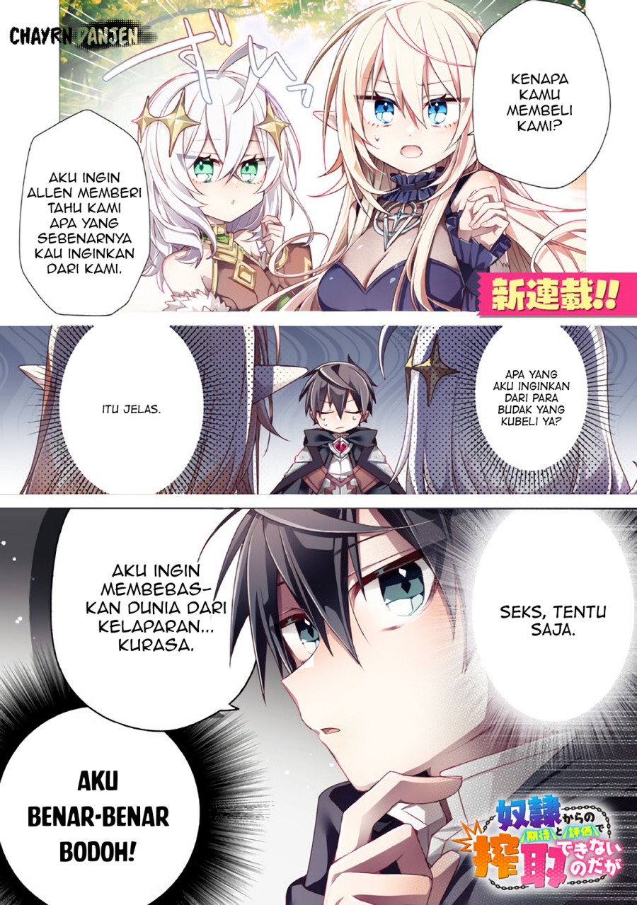 Baca Manga Dorei kara no Kitai to Hyouka no sei de Sakushu dekinai no daga Chapter 1 Gambar 2