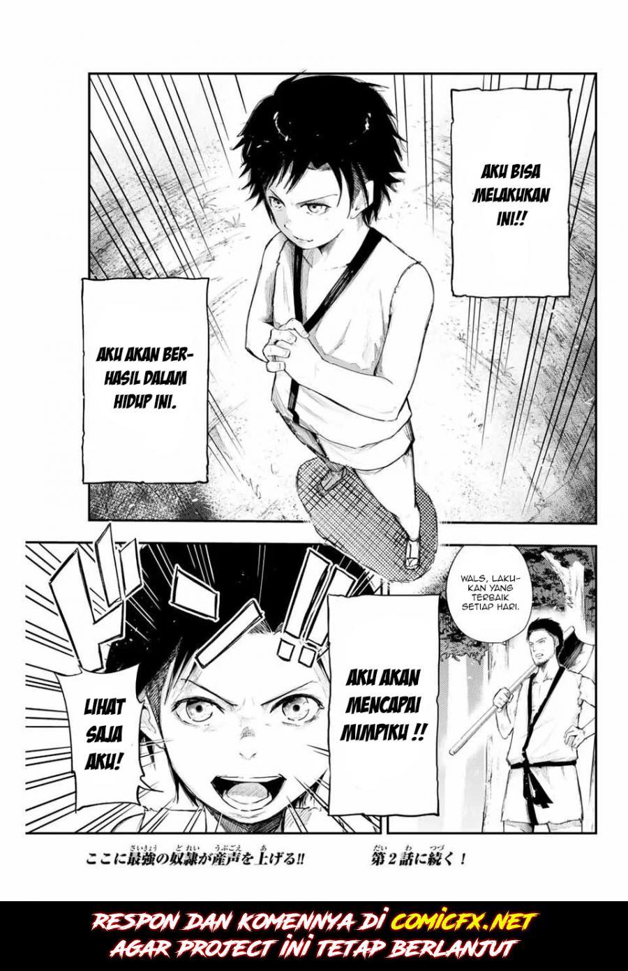 Dorei Tensei: Sono Dorei, Saikyou no Moto Ouji ni Tsuki Chapter 1.2 Gambar 23