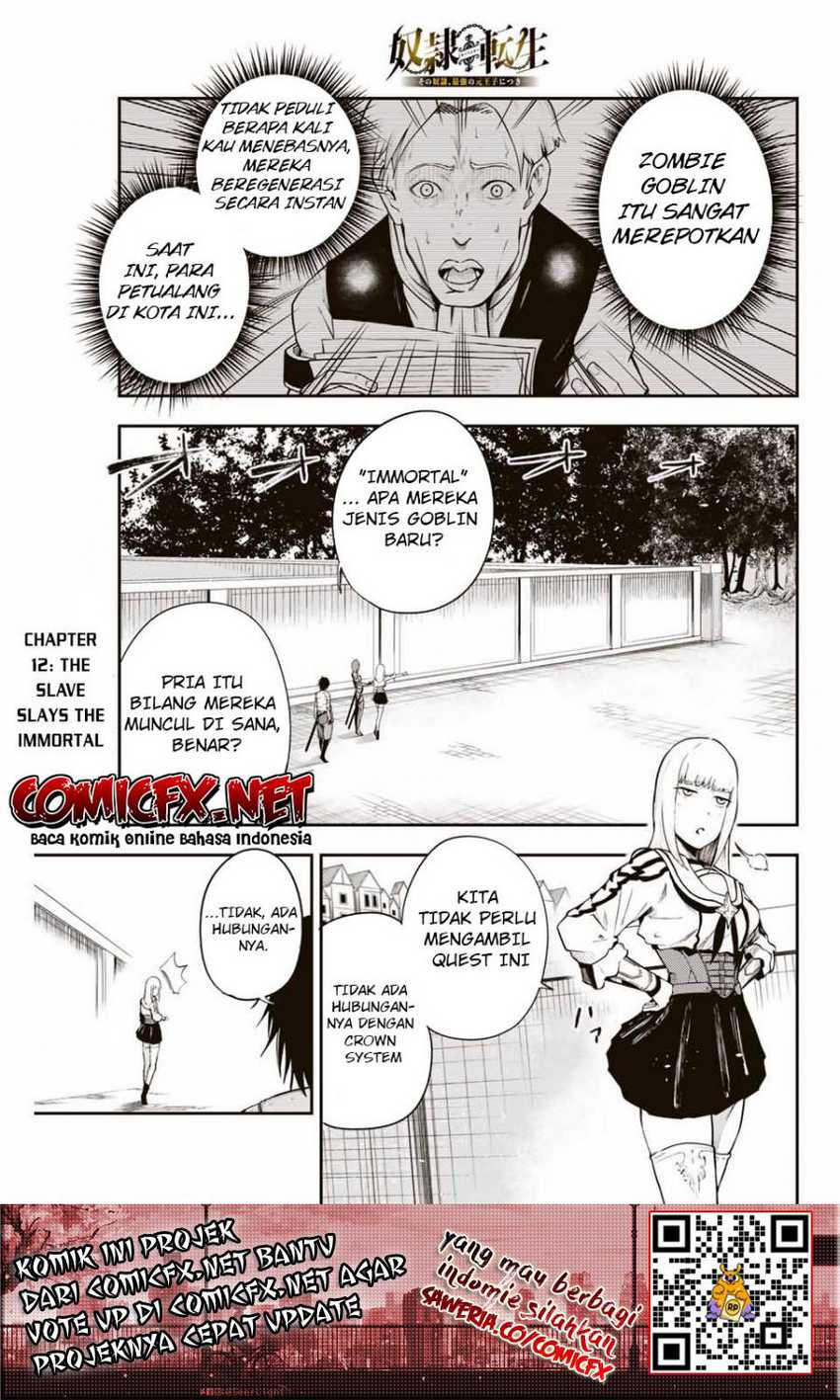 Baca  Dorei Tensei: Sono Dorei, Saikyou no Moto Ouji ni Tsuki Chapter 12 Gambar 2
