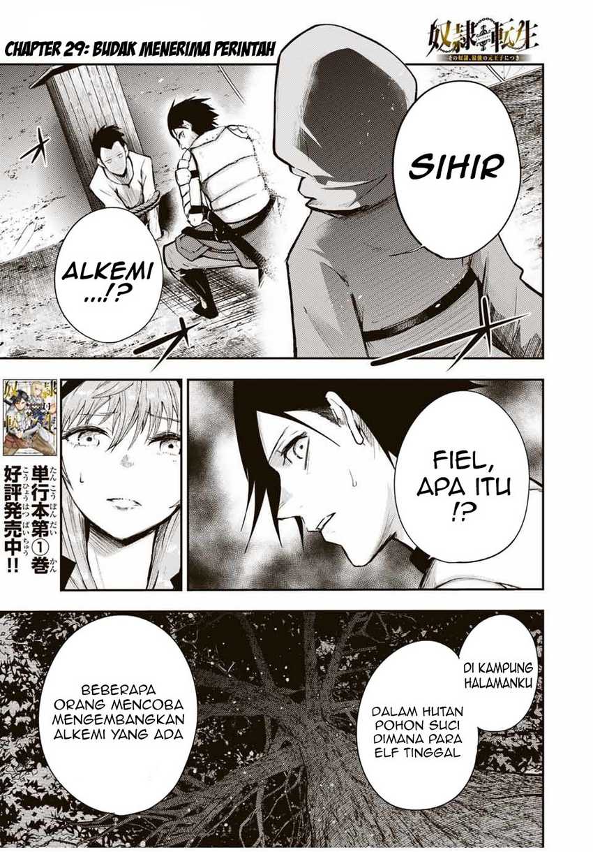 Baca  Dorei Tensei: Sono Dorei, Saikyou no Moto Ouji ni Tsuki Chapter 29 Gambar 2