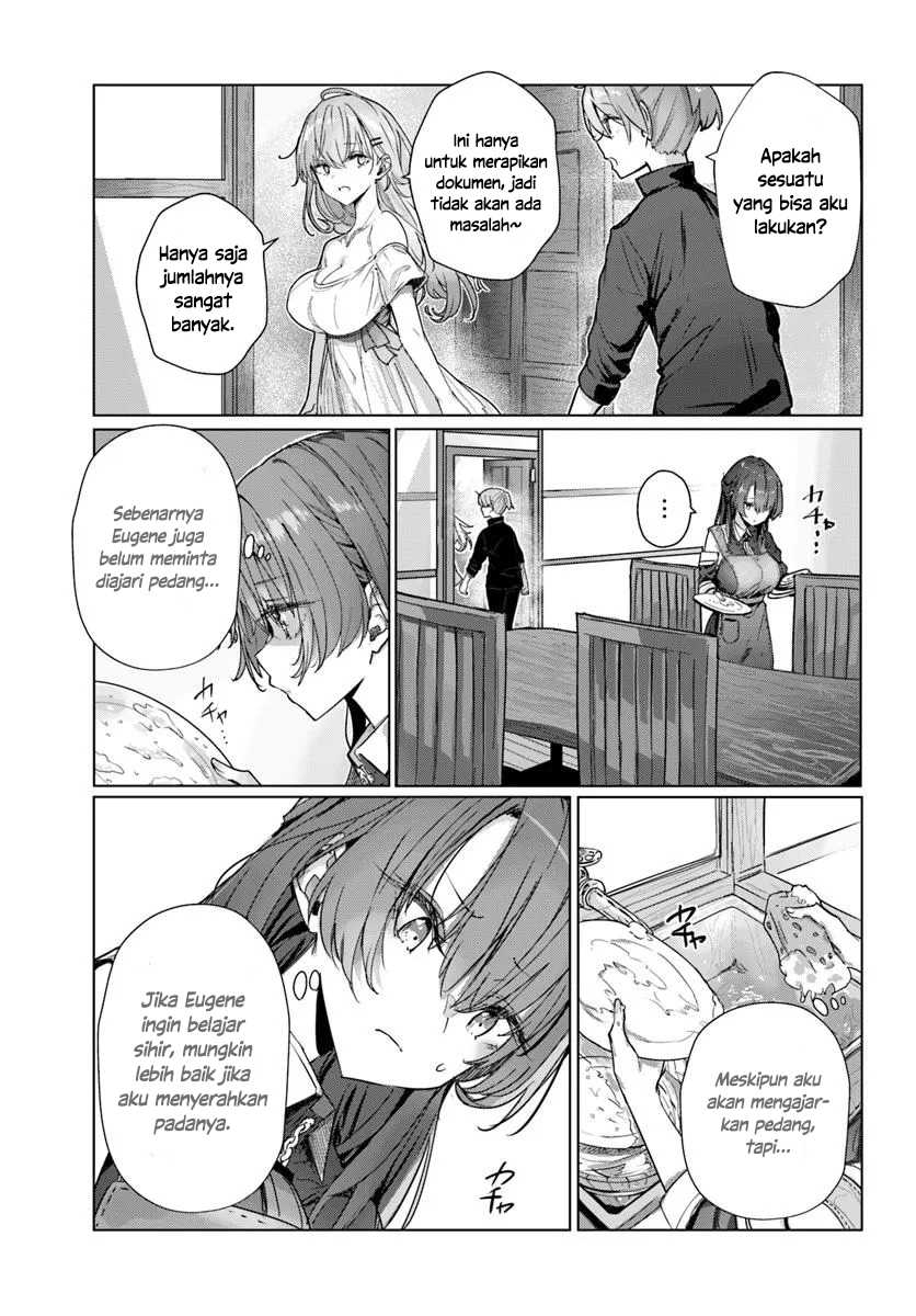Doukyo Shiteiru Kensei no Onna Shishou ga Kawaisugite Mainichi Shiawase Desu Chapter 6 Gambar 9