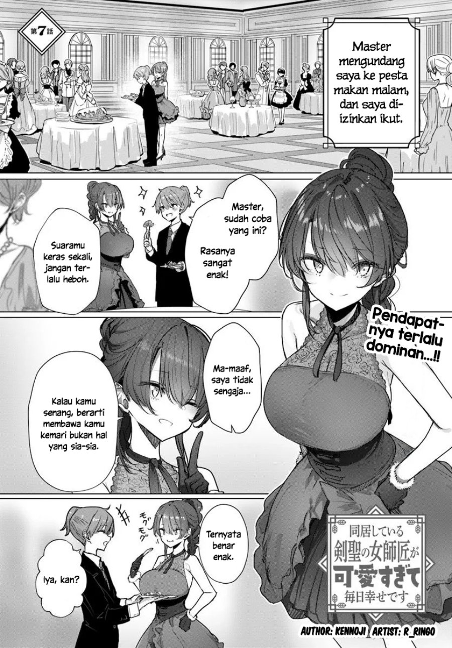 Baca Komik Doukyo Shiteiru Kensei no Onna Shishou ga Kawaisugite Mainichi Shiawase Desu Chapter 7 Gambar 1
