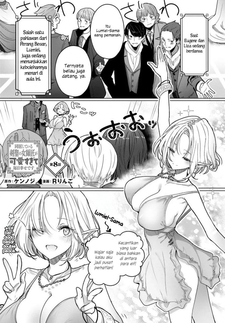 Baca Komik Doukyo Shiteiru Kensei no Onna Shishou ga Kawaisugite Mainichi Shiawase Desu Chapter 8 Gambar 1
