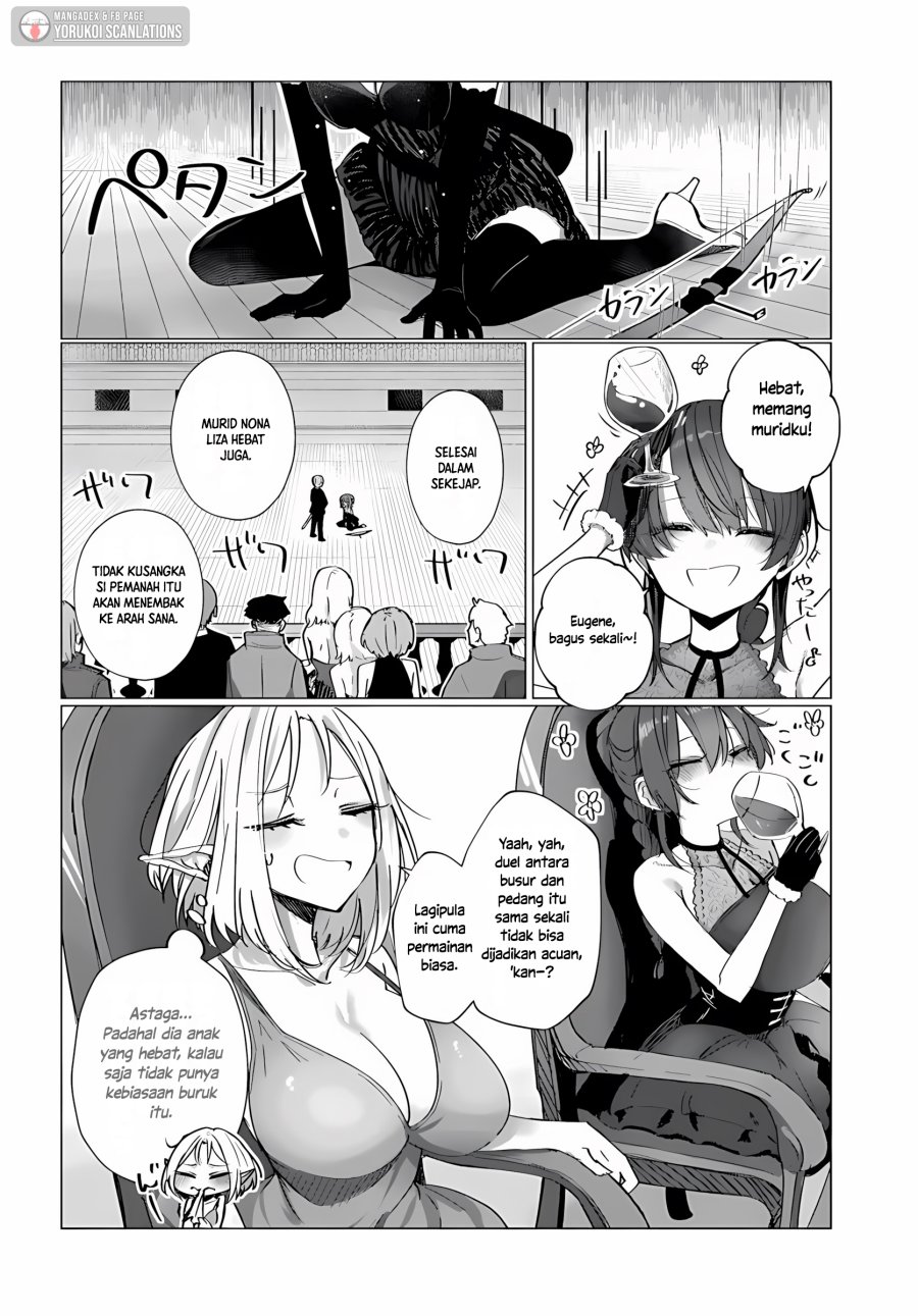 Doukyo Shiteiru Kensei no Onna Shishou ga Kawaisugite Mainichi Shiawase Desu Chapter 9.1 Gambar 14