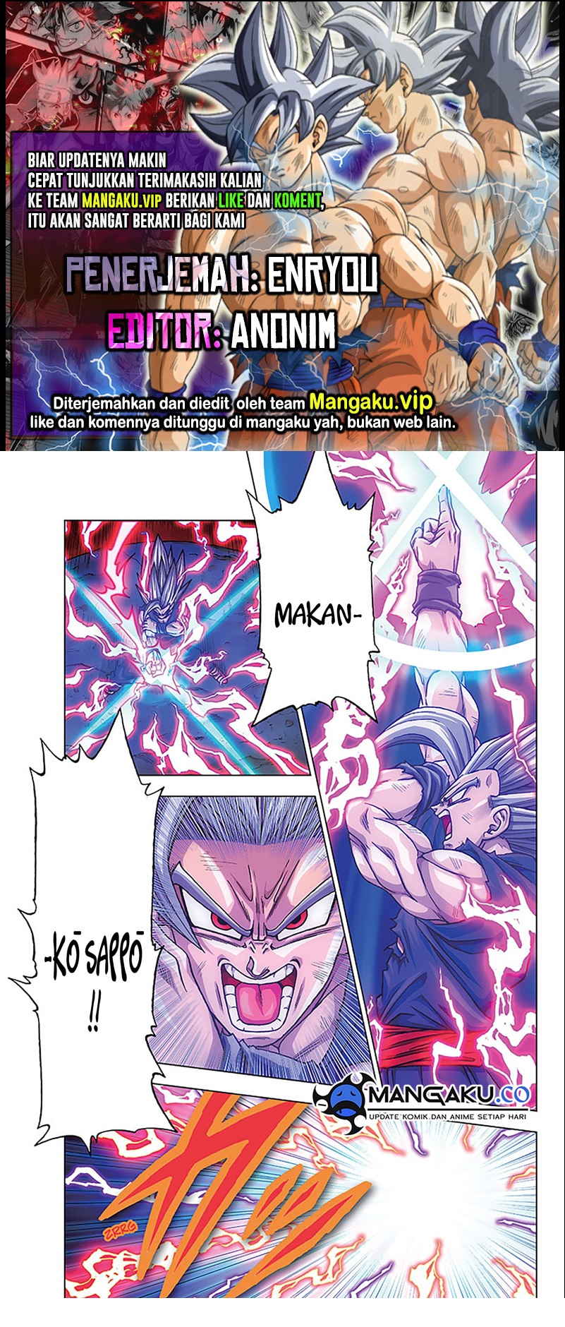 Baca Komik Dragon Ball Super Chapter 100.1 Gambar 1