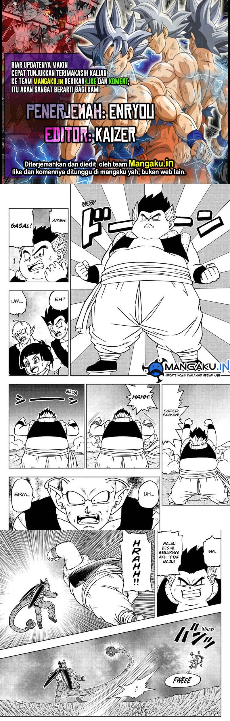 Baca Komik Dragon Ball Super Chapter 97.2 Gambar 1