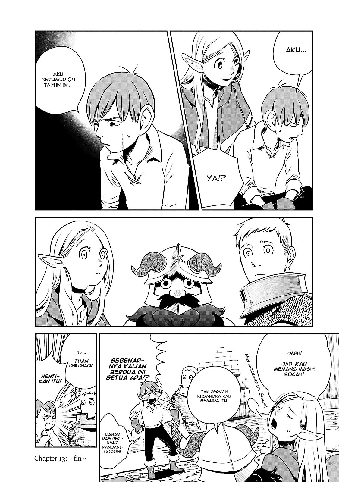 Dungeon Meshi Chapter 13 Gambar 29