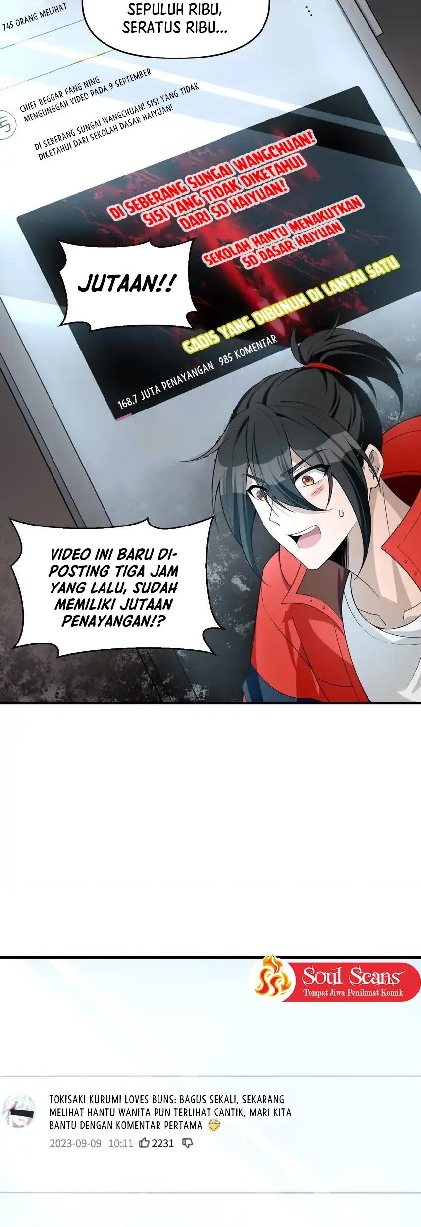 During The Live Streaming, I Proposed To A Female Ghost Chapter 17 Gambar 34