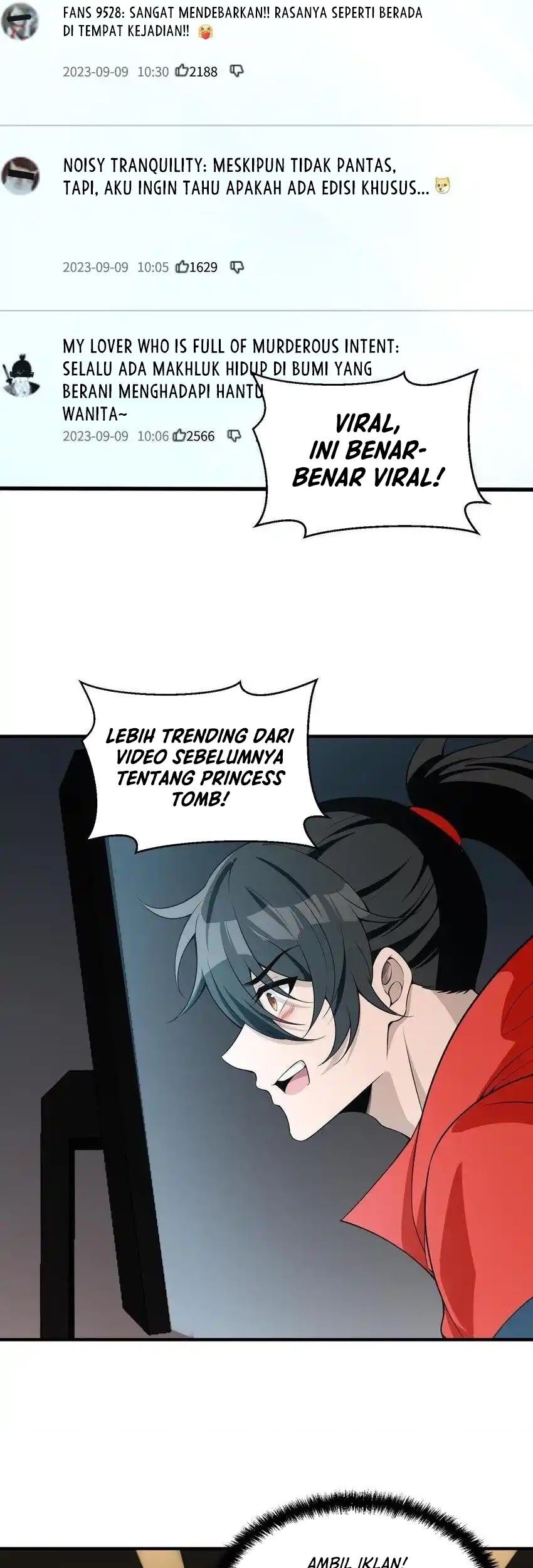 During The Live Streaming, I Proposed To A Female Ghost Chapter 17 Gambar 35