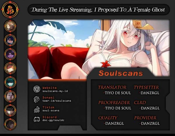 Baca Komik During The Live Streaming, I Proposed To A Female Ghost Chapter 18 Gambar 1