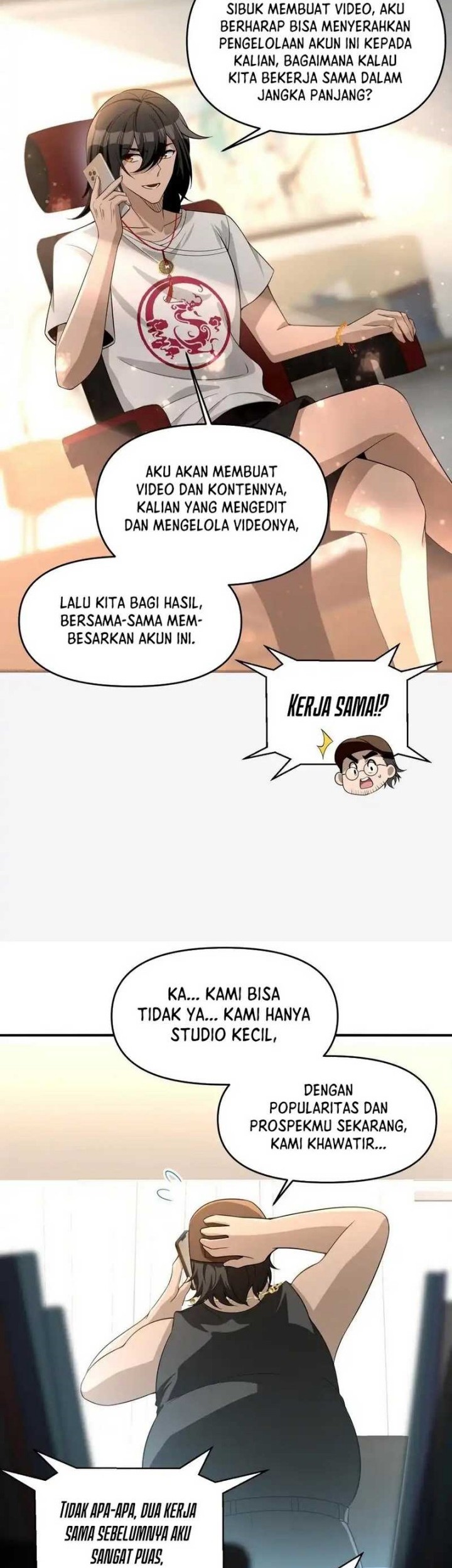 During The Live Streaming, I Proposed To A Female Ghost Chapter 18 Gambar 32