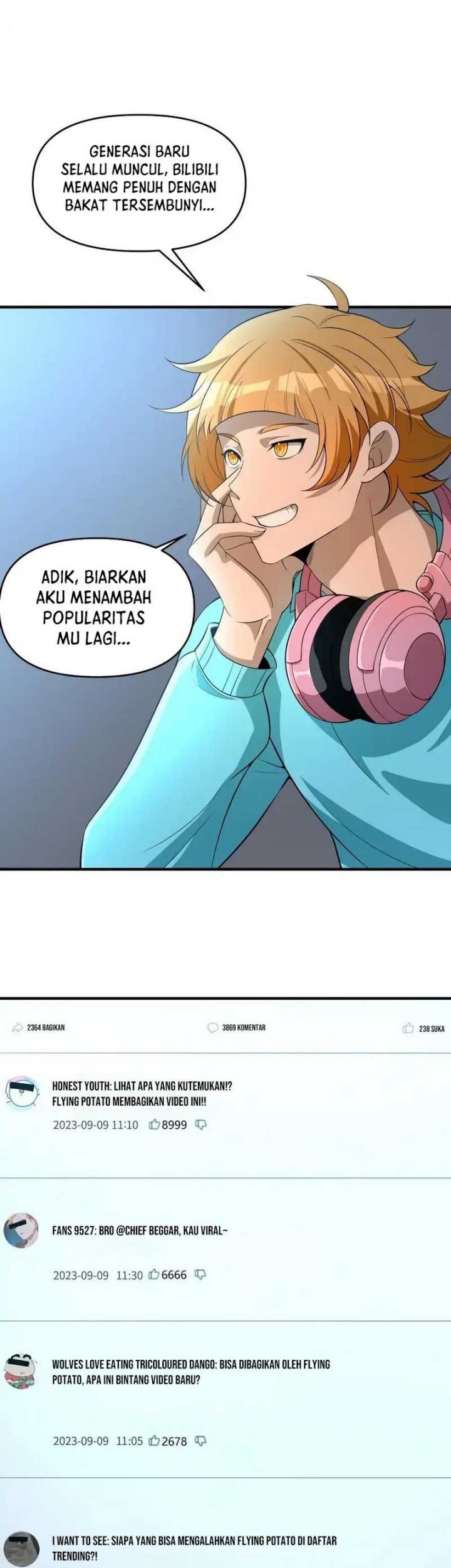 During The Live Streaming, I Proposed To A Female Ghost Chapter 18 Gambar 11