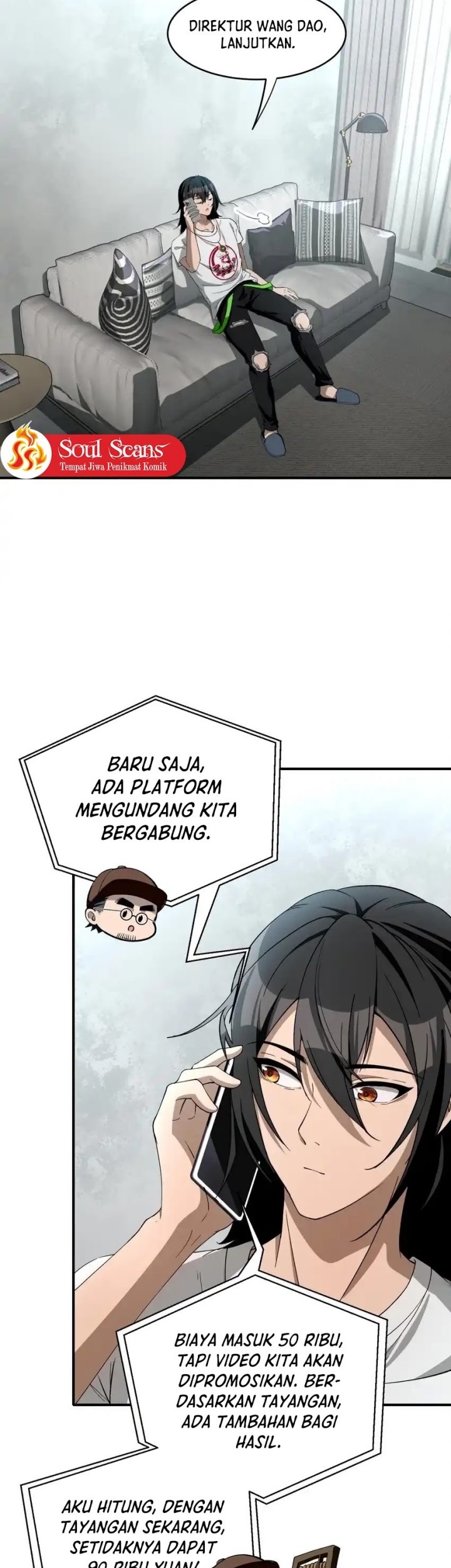 During The Live Streaming, I Proposed To A Female Ghost Chapter 22 Gambar 36