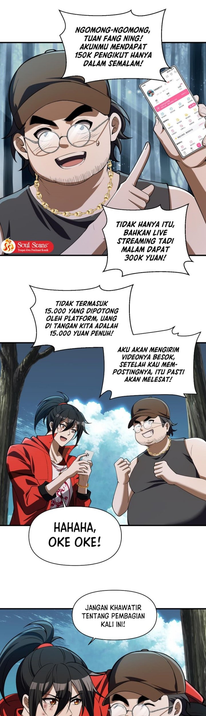During The Live Streaming, I Proposed To A Female Ghost Chapter 3 Gambar 31