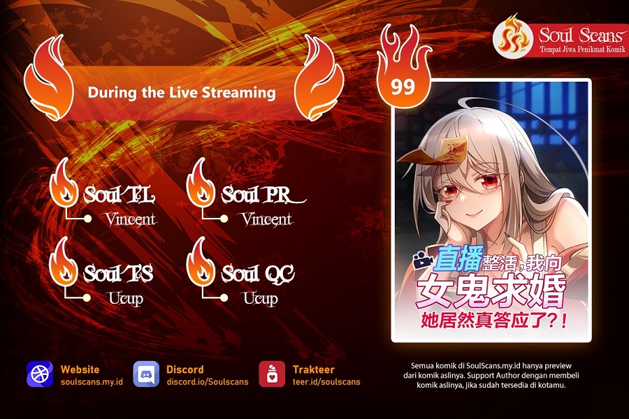 Baca Komik During The Live Streaming, I Proposed To A Female Ghost Chapter 49 Gambar 1