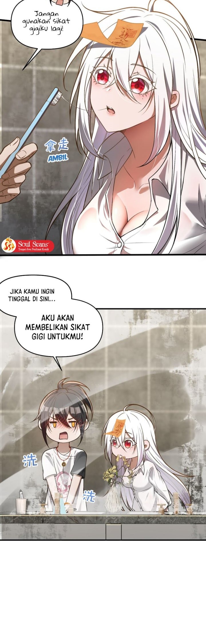 During The Live Streaming, I Proposed To A Female Ghost Chapter 5 Gambar 23