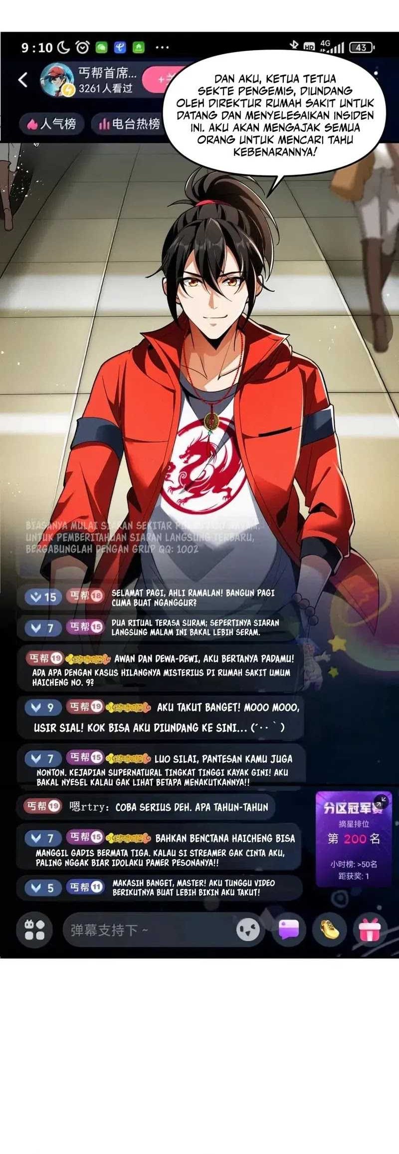 During The Live Streaming, I Proposed To A Female Ghost Chapter 56 Gambar 51