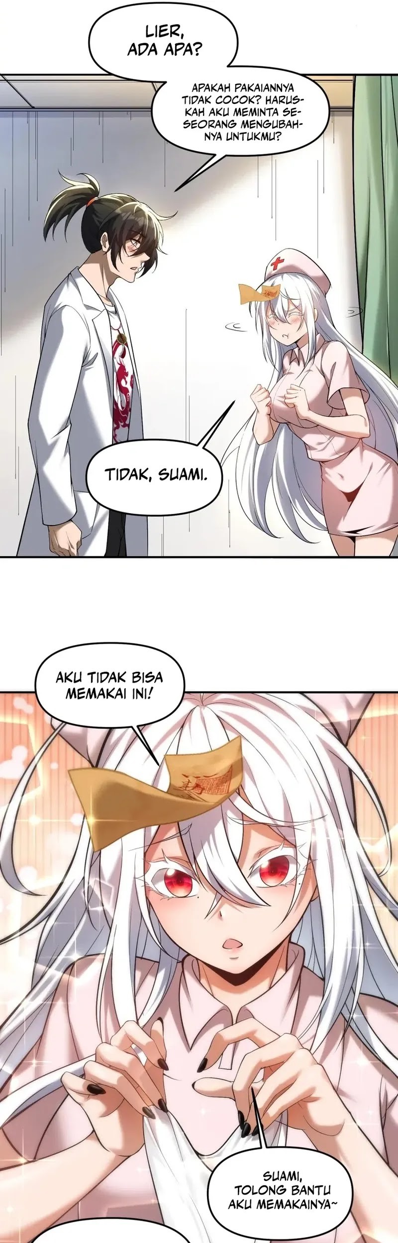 During The Live Streaming, I Proposed To A Female Ghost Chapter 58 Gambar 26