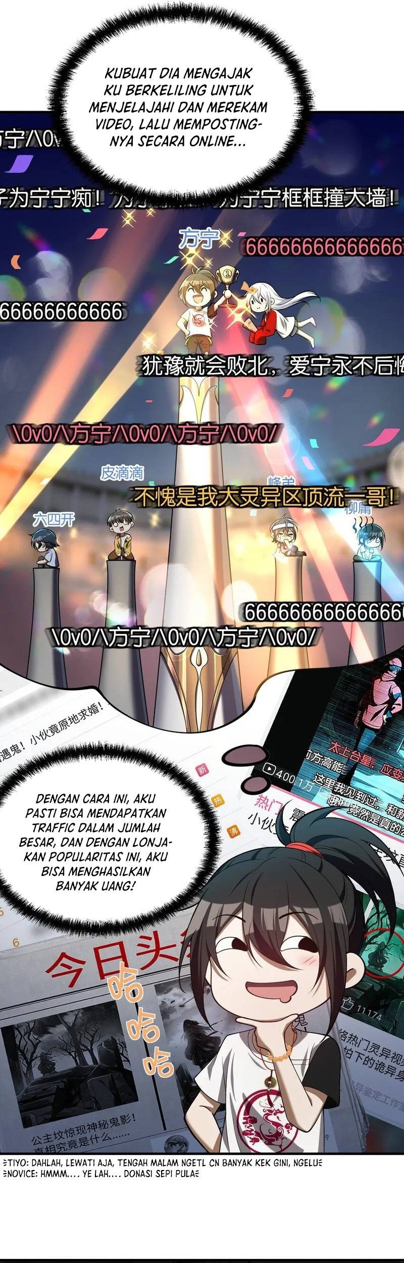 During The Live Streaming, I Proposed To A Female Ghost Chapter 7 Gambar 48