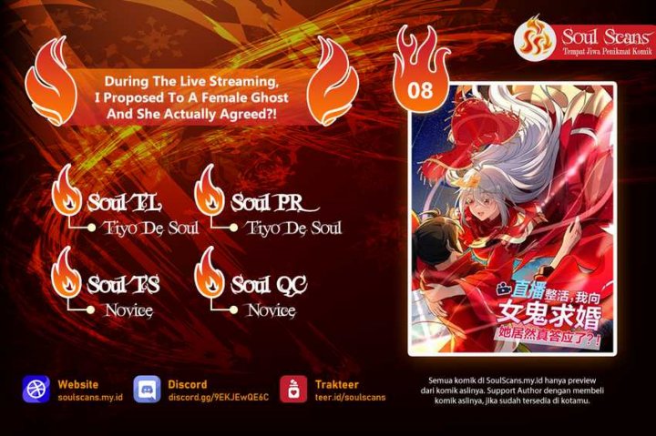 Baca Komik During The Live Streaming, I Proposed To A Female Ghost Chapter 8 Gambar 1