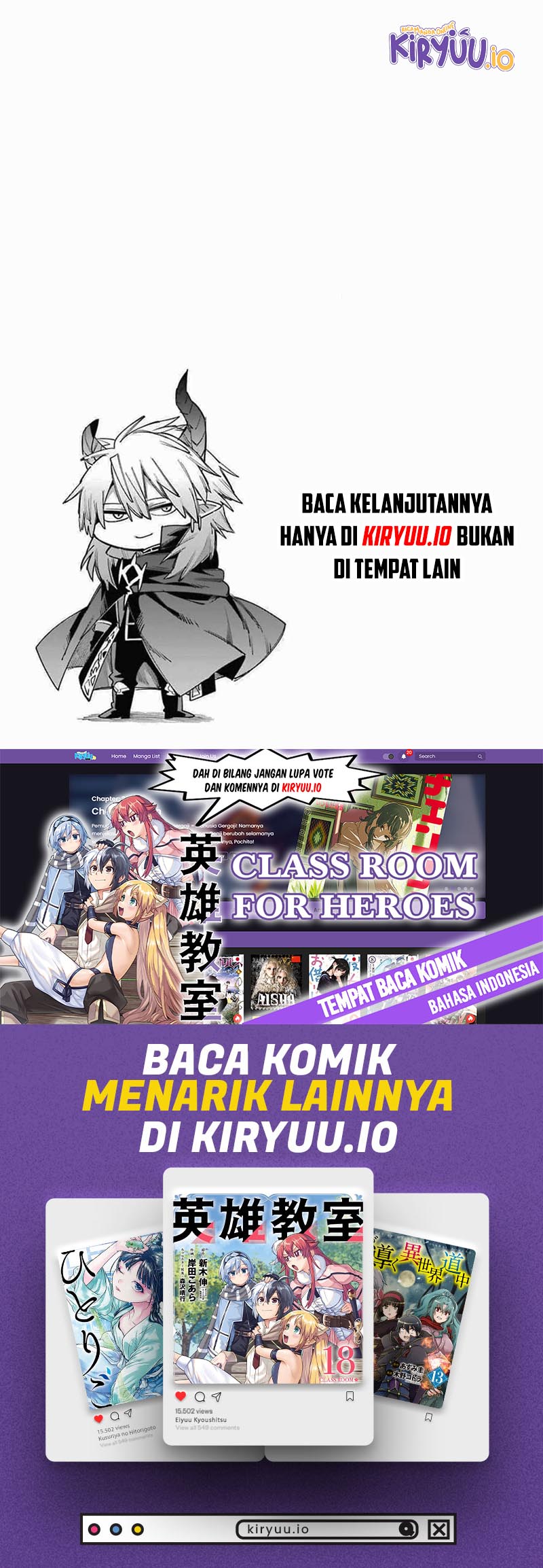 Eiyuu Kyoushitsu Chapter 39.4 Gambar 52