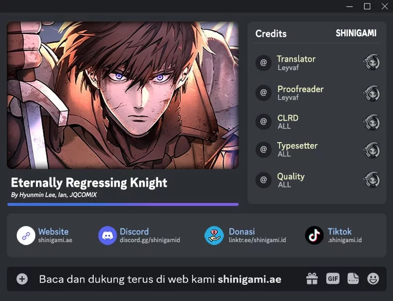 Baca Komik Eternally Regressing Knight Chapter 77 Gambar 1