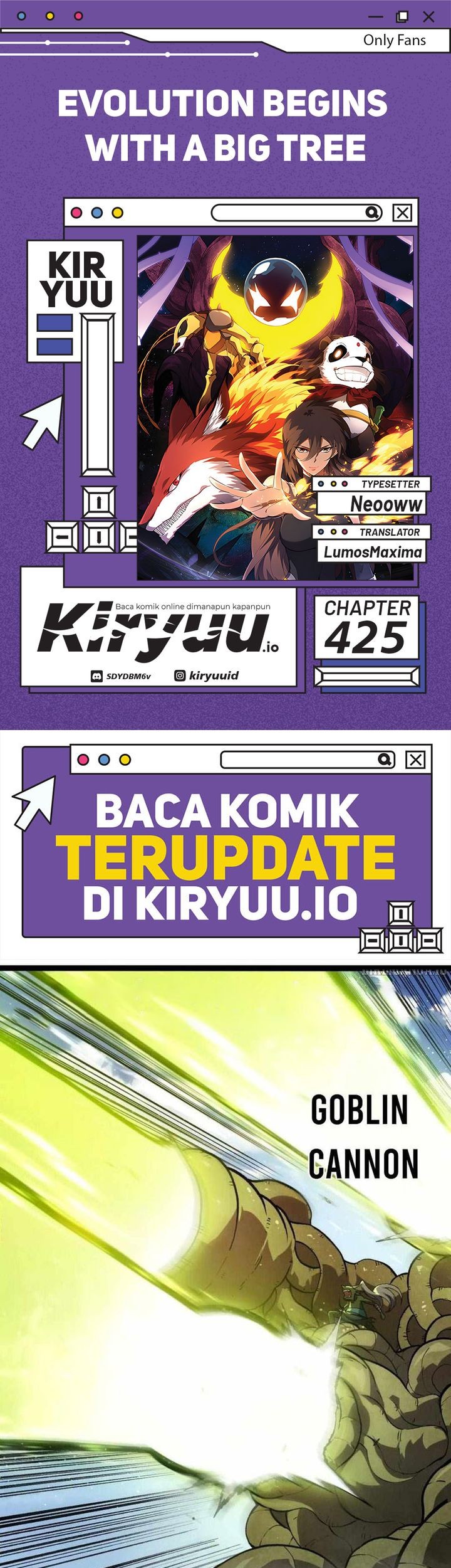 Baca Komik Evolution Begins With A Big Tree Chapter 425 Gambar 1