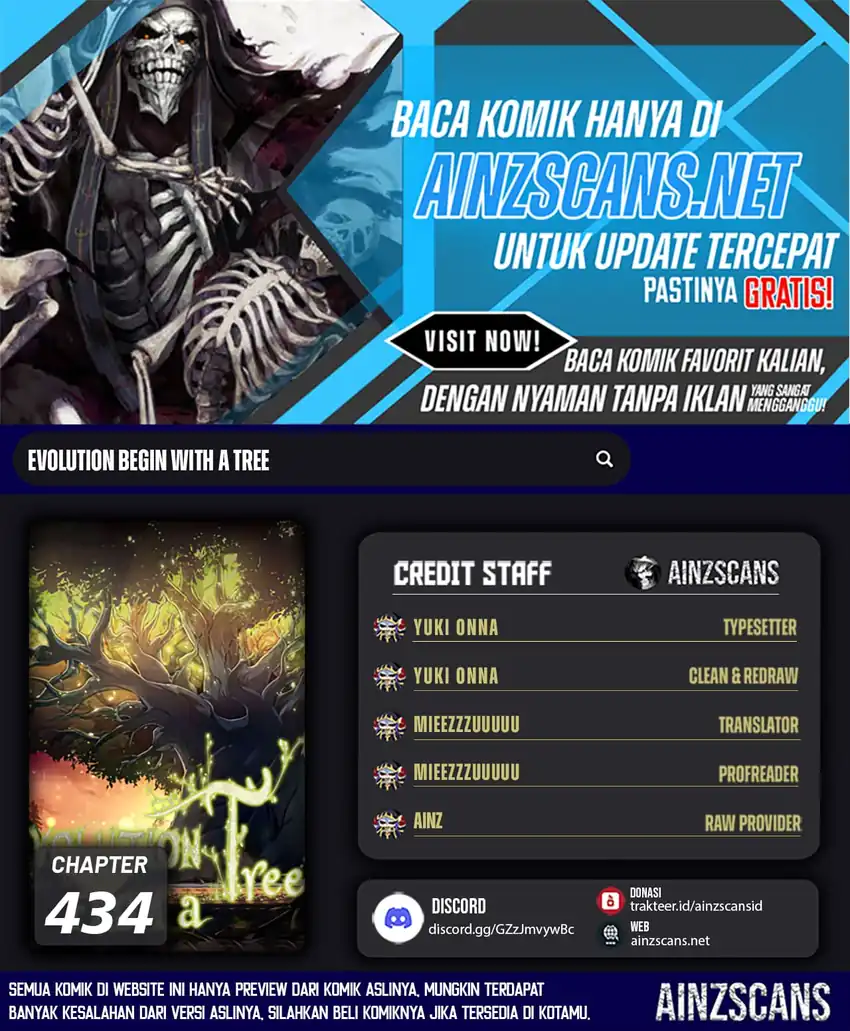 Baca Komik Evolution Begins With A Big Tree Chapter 434 Gambar 1
