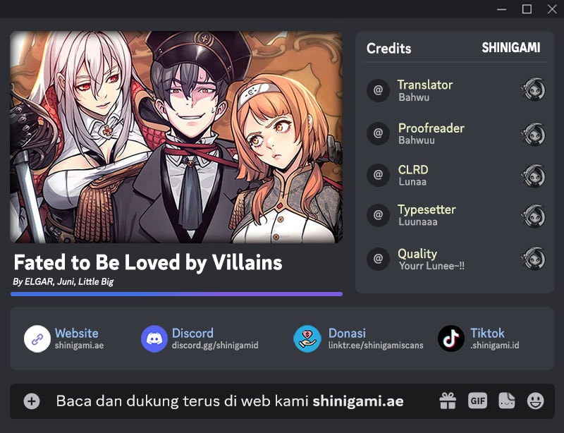 Baca Komik Fated To Be Loved By Villains Chapter 10 Gambar 1