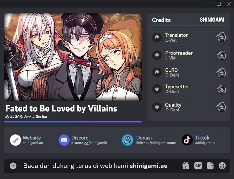 Baca Komik Fated To Be Loved By Villains Chapter 18 Gambar 1