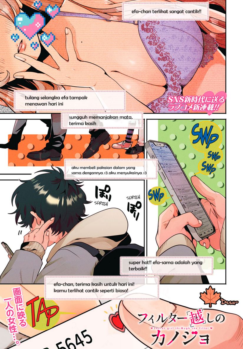 Baca Manga Filter-Goshi no Kanojo Chapter 1 Gambar 2