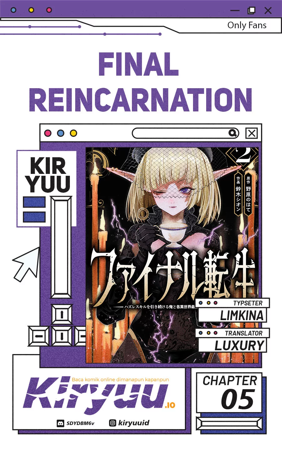 Baca Komik Final Reincarnation ~Me and the Strongest Companions in Each Other World, Keeping Pulling at the Bad Skills~ Chapter 5 Gambar 1