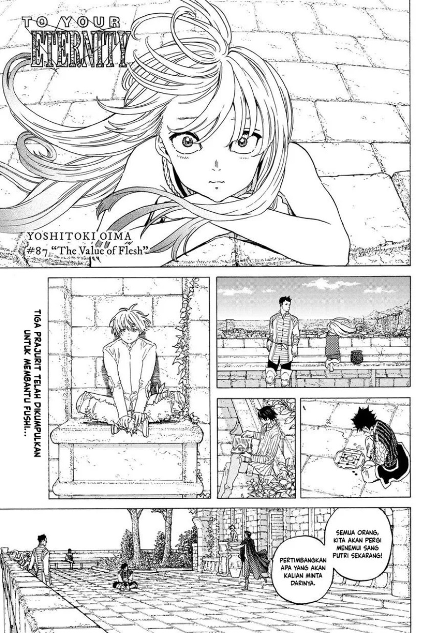 Fumetsu no Anata e Chapter 87 Gambar 3