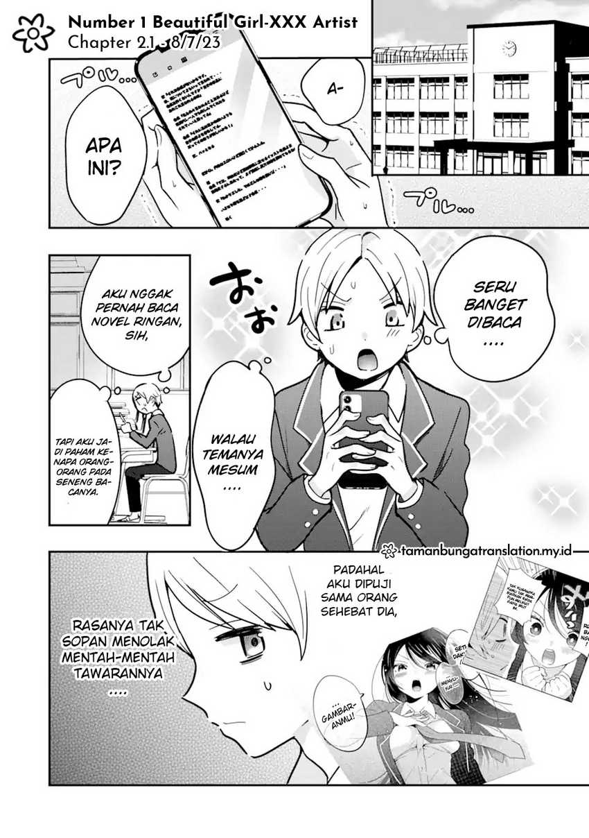 Gakuen 1 no Bishoujo wa x x Eshi no Ore ni Horeteiru!? Chapter 2.1 Gambar 9