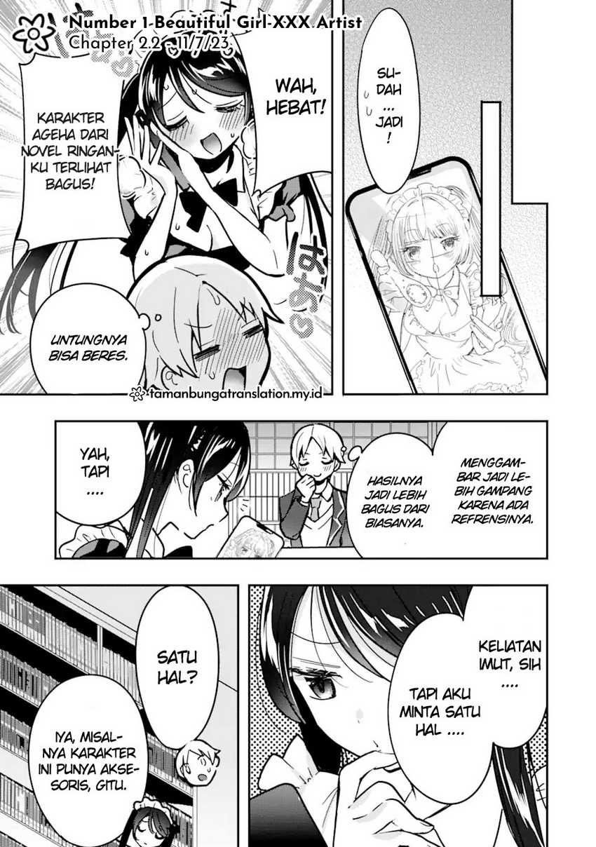 Gakuen 1 no Bishoujo wa x x Eshi no Ore ni Horeteiru!? Chapter 2.2 Gambar 3